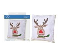 Pracht Creatives Hobby DDP2-018 - Cojín con diseño de ángel, funda de cojín con diamantes para personalizar, aprox. 18 x 18 cm, pintar con diamantes.