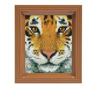 Pracht Creatives Hobby- Fantasie Pixel Mosaik - Envoltorio de Regalo para niños y Adultos, Color, Tiger (P31314)