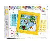 Pracht Creatives Hobby- Fantasie Pixel Mosaik-Papel de Regalo niñas, diseño de Paisaje Marino, Color carbón, Small (P31012)