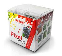 Pracht Creatives Hobby- Juego de Manualidades para 6 medallones, Llavero, niñas, Ideal como pequeño, Regalo para cumpleaños Infantiles, Color carbón (P90068-63501) , color/modelo surtido