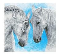 Pracht Creatives Hobby Ladybird - Kit de punto de cruz (27,6 x 26 cm), diseño de caballo