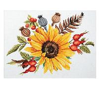 Pracht Creatives Hobby Ladybird - Kit de punto de cruz (34 x 25,6 cm), diseño de ramo de otoño