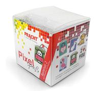 Pracht Creatives Hobby P90007-63501 - Juego de manualidades para 6 medallones, llavero, para niños, niños y niñas, ideal como pequeño regalo, para cumpleaños infantiles , color/modelo surtido