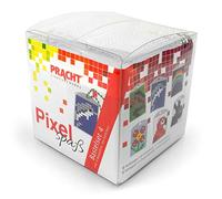 Pracht Creatives Hobby P90011-63501 - Juego de manualidades para manualidades (4 para 6 medallones, llavero, para niños, niños y niñas, ideal como pequeño regalo, para cumpleaños infantiles)