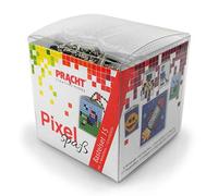 Pracht Creatives Hobby P90035-63501 - Juego de manualidades para 4 medallones, llavero, para niños, niños y niñas, como pequeño regalo, para cumpleaños infantiles , color/modelo surtido