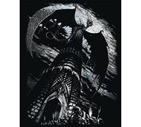 Pracht Creatives Hobby Royal & Langnickel - Dragón para rascar, Plata, Cuadros para rascar para niños y Adultos, con bolígrafo para rascar y Plantilla