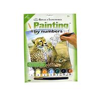 Pracht Creatives Hobby Royal & Langnickel - Painting By Numbers Leopard, contiene Colores y Pinceles, Para Adultos y Niños A Partir de 8 Años