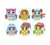 Pracht Creatives Hobby Set de Pegatinas Diamond Painting, Motivo Unicornio, Set de Manualidades para diseñar Pegatinas con Purpurina, a Partir de 5 años