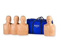 PRACTI-MAN Maniquíes de entrenamiento de RCP con 4 maniquíes, 20 pulmones, 8 válvulas, 1 bolsa de transporte con alfombrilla, 56501