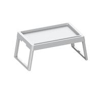 Practic Mesa plegable portátil | Bandeja plegable de desayuno de plástico resistente, 26 x 61,5 x 35,5 cm | Tablet de cama ideal para ordenador portátil, comedor, jardín, ahorro de espacio y ligero