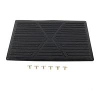 Práctica alfombra antideslizante para el talón del coche para mejorar la seguridad del vehículo (negro)