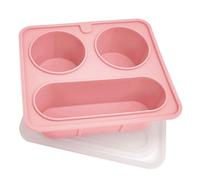 Práctica bandeja flexible para cubitos de con cubierta a prueba de derrames, para hacer cristalino para whiskies y bebidas de verano, moldes a prueba de fugas