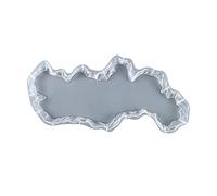 Práctica bandeja molde de resina hecho a mano silicona patrones irregulares epoxi sin fácil de liberar para hacer manualidades bandeja resina hecha a mano silicona patrones irregulares epoxi