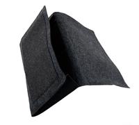 Práctica bolsa de almacenamiento colgante para mesita de noche, mantén tu espacio limpio y organizado con facilidad (gris oscuro)