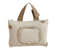 Práctica bolsa de almacenamiento para toallitas húmedas con diseños bordados, elegantes bolsas de toallitas húmedas para viajes