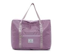 Práctica bolsa de deporte para gimnasio, bolsa de hospital práctica para maternidad, con correa para el hombro y funda para carrito, fácil transporte, morado claro, Large