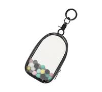 Práctica bolsa de exhibición de muñecas pequeñas de PVC transparente que combina estilos y funcionalidad para padres, Park Walk Essential, Black, One Size