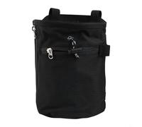 Práctica bolsa de tiza antideslizante con diseño de dibujo rápido para un mejor rendimiento en deportes (negro)