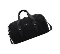 Práctica bolsa deportiva con correa ajustable, multiuso, espaciosa, informal, para gimnasio, viajes, viajes, viajes, viajes, viajes, estudiantes, Black, Mass Beauty