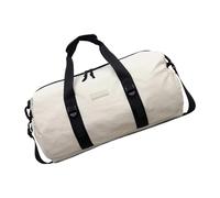 Práctica bolsa deportiva con correa ajustable, multiuso, espaciosa, informal, para gimnasio, viajes, viajes, viajes, viajes, viajes, estudiantes, beige, Mass Beauty