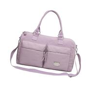 Práctica bolsa deportiva de nailon con compartimento espacioso y asa transpirable para entrenamiento de fitness y uso diario para deportes al aire libre, Purple, Mass Beauty