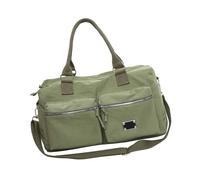 Práctica bolsa deportiva de nailon con compartimento espacioso y asa transpirable para entrenamiento de fitness y uso diario para deportes al aire libre, Green, Mass Beauty