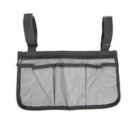Práctica bolsa para silla de ruedas, organizador de sillas de ruedas para todas las sillas de ruedas universales para mantener ordenadas, carteras para mujeres y hombres(grey)