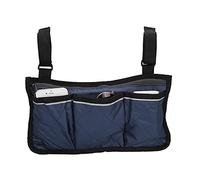 Práctica bolsa para silla de ruedas, organizador de sillas de ruedas para todas las sillas de ruedas universales para mantener ordenadas, carteras para mujeres y hombres(Navy blue)