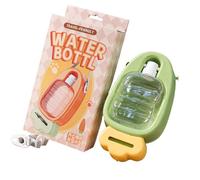 Práctica Botella de Agua para Perros con diseño en Forma de Zanahoria y dispensador de Bolsas para excrementos para fácil Limpieza Equipo para Caminar para Mascotas Aire Botella de Agua