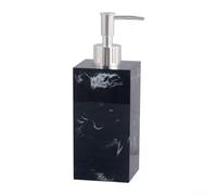 Práctica botella de bomba de líquido para el hogar de 270 ml y 500 ml, opciones redondas y cuadradas para una fácil dispensación (cuadrado negro 400 ml)
