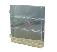 Práctica caja de exhibición de púas de guitarra coleccionable con espacio ampliado, accesorio portátil para varios tipos de púas, exhibición de púas de guitarra