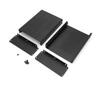 Práctica carcasa extrusora de aluminio GPS, negro mate, antipolvo, 45 x 122 x 160 mm