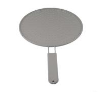 Práctica cubierta de silicona con diseño a prueba de salpicaduras, filtro de aceite integrado y agujeros de drenaje de agua para reducir el desorden y mejorar la seguridad de cocción