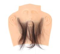 Práctica de Bigote de Barba Falsa Bigote Artificial Barba Artificial Manos Atadas Práctica de Recorte de Alta Simulación Pieza de Aseo de Barba para Hombres