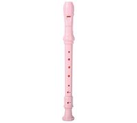 Práctica De Flautas Dulces Alemanas Para Principiantes, Flauta Dulce Soprano De Estructura De 3 Etapas,Instrumento De Flauta Para Lecciones De Música(Rosado)