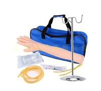 Práctica de flebotomía venopunción anatómica de tamaño natural Anatomía del brazo Práctica de inyección Simulador médico Kit de capacitación de enfermería Para bricolaje(B)