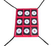 Práctica de softbol de béisbol Net - Hole Baseball Pitching Net | Red de entrenamiento de bola ajustable Nine Grid portátil que golpea Backstops for Backyard Outdoor Field Family Friends