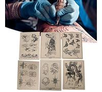 PRÁCTICA DE TATUAJE PIEL GOMA ENTRENAMIENTO HERRAMIENTA DE ARTE CORPORAL + SEGURO NO TÓXICO SIN DAÑO PRINCIPIANTES DE PRÁCTICA + PATRONES DE DRAGÓN TIGRE DE LARGA DURACIÓN
