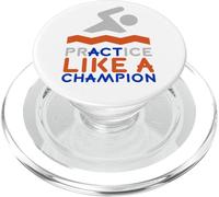 Practica en Equipo de natación actúa como un Nadador campeón PopSockets PopGrip para MagSafe