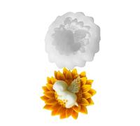 Práctica esencial para hornear en casa, molde de silicona angelical resistente, suministros para manualidades, portátil para hacer postres divertidos, juego de moldes de flores