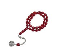 Práctica Espiritual Tasbih Cuentas Acrílicas De Forma Ovalada Pulsera De Rosario Para Mayor Comodidad Herramienta De Oración Islámica De Larga Duración Cuentas De Oración Ovaladas Para Meditaciones