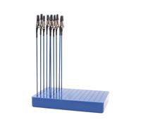 Práctica estación de pintura de figuras de modelo con base estable y clips para colorear para montaje de modelos de aerografía, soporte de pintura de herramientas