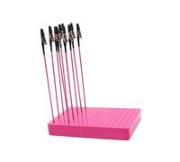 Práctica estación de pintura de figuras de modelo con base estable y clips para colorear para montaje de modelos de aerografía, soporte de pintura de herramientas