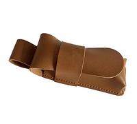 Práctica funda de transporte de armónica de piel sintética, bolsa de soporte de armónica, contenedor de armónica para hombres y mujeres, estuche de almacenamiento portátil para armónica, contenedor de
