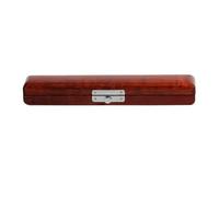 Práctica funda protectora para flauta con textura de madera, diseño fácil de viajar, para cabeza de flauta
