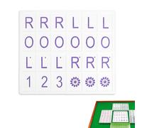 Práctica Individual De Mahjong Con Tablero | Juego con fichas | Mahjong en solitario - Para de cumpleaños, familia, hogar, entretenimiento en casa, viajes, piscina, principiantes al aire libre