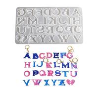 Práctica letra de silicona resistente, fácil de limpiar y liberar, portátil para manualidades y decoración del hogar