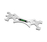 Práctica llave de ducha para uso en el baño con agarre ergonómico y nivel para precisión