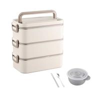 Práctica lonchera a prueba de fugas, caja de comida para estudiantes, caja de almacenamiento de alimentos, caja de almacenamiento de alimentos de acero inoxidable 304, textura para varios ajustes