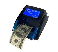 Práctica mezcla banca máquina detectar mini detector de dinero falso detector de facturas para USD/GBP/EURO detector de efectivo con batería(Nero)